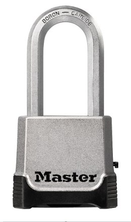 Kłódka z kluczem i szyfrem Master Lock M176EURDLH