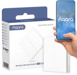 AQARA Przełącznik bezprzewodowy 2-przyciskowy WRS-R02 Homekit EU