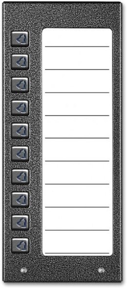ACO CDN-10NP ST Podświetlany panel listy lokatorów z 10 przyciskami